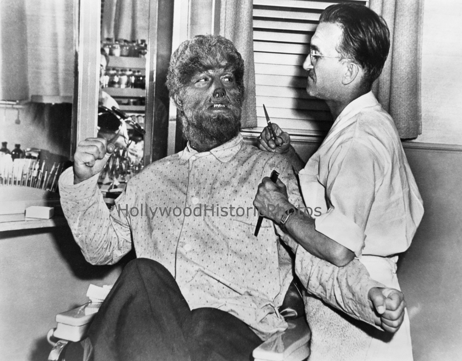 Wolfman 1941 Lon Chaney Jr and Jack Pierce WM.jpg